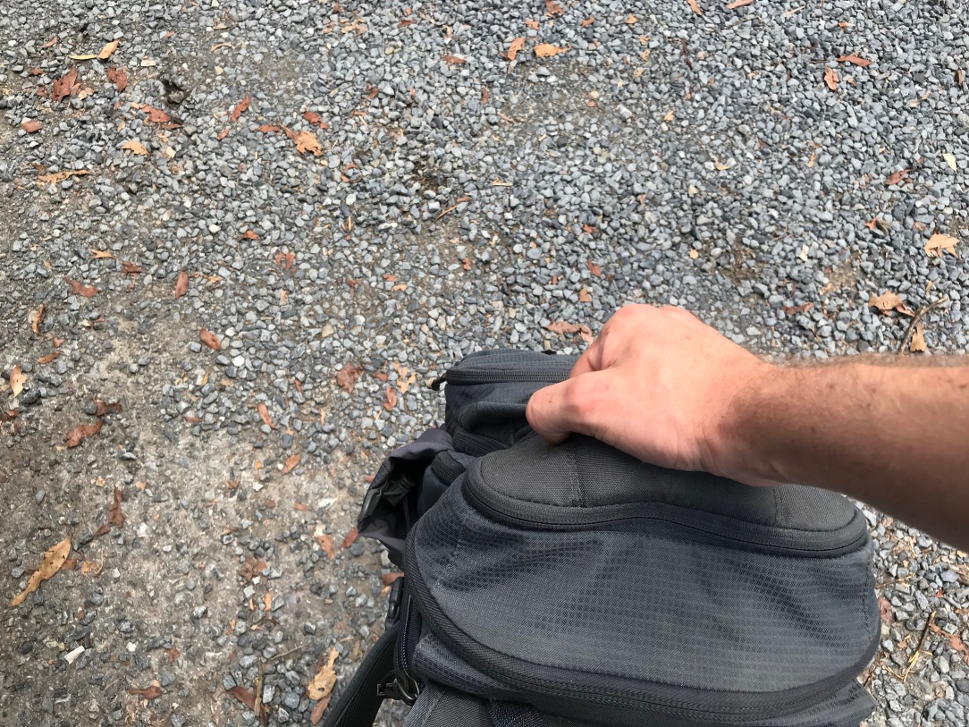 Vertx EDC Ready Pack Review Grab Handle