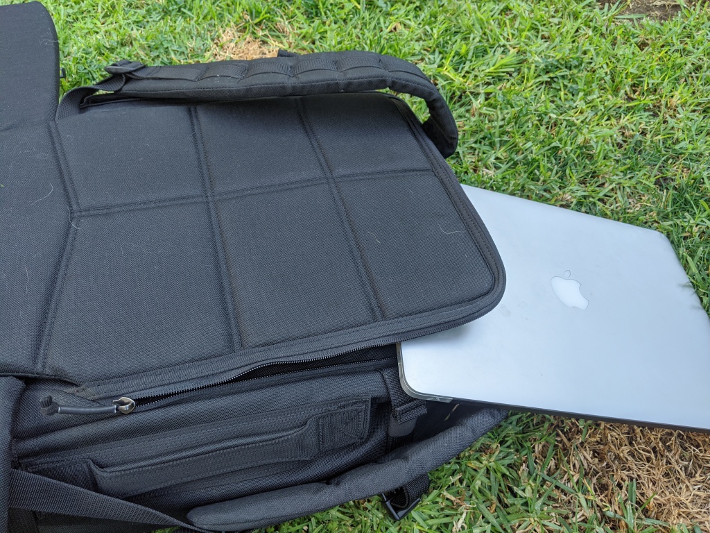 GORUCK GR3 Review laptop compartment with macbook pro mbp