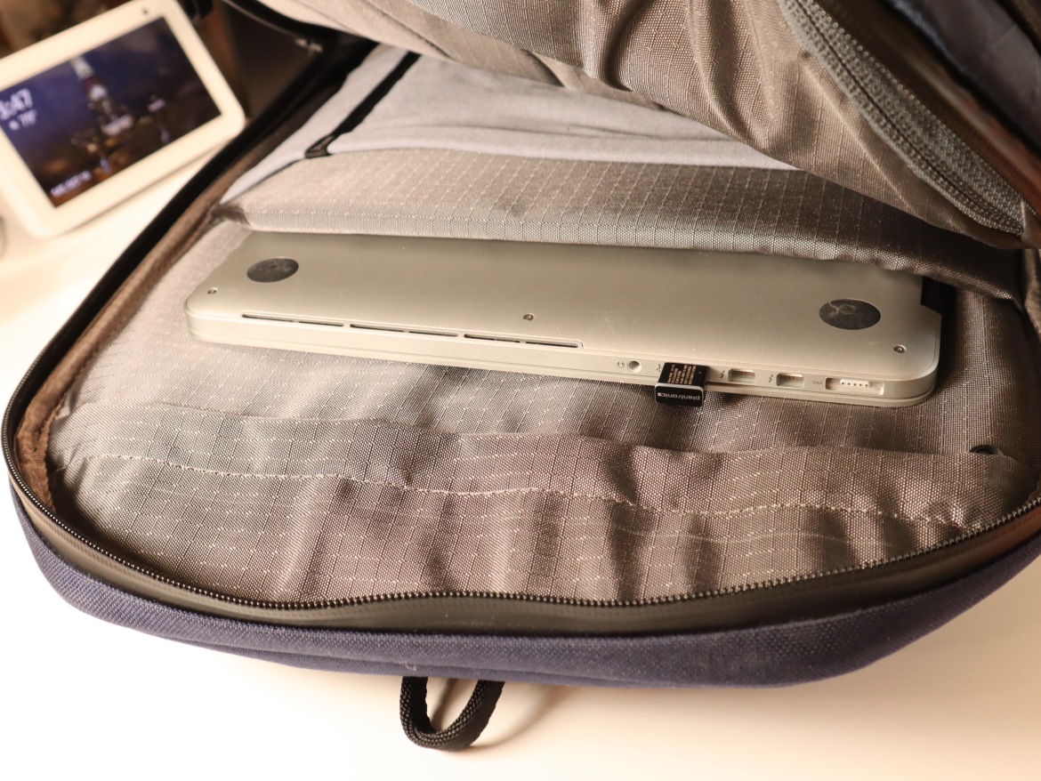 Able Carry Max Review laptop compartment MBP 15 16